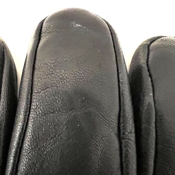 Thinsulate Black Leather Insulated Mens Thermal Lining Motorcycle Gloves Size XL - Picture 7 of 16